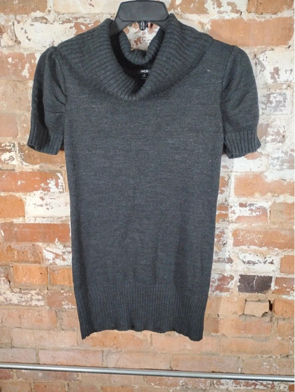 BCX Women's Charcoal Sweater Dress Size M